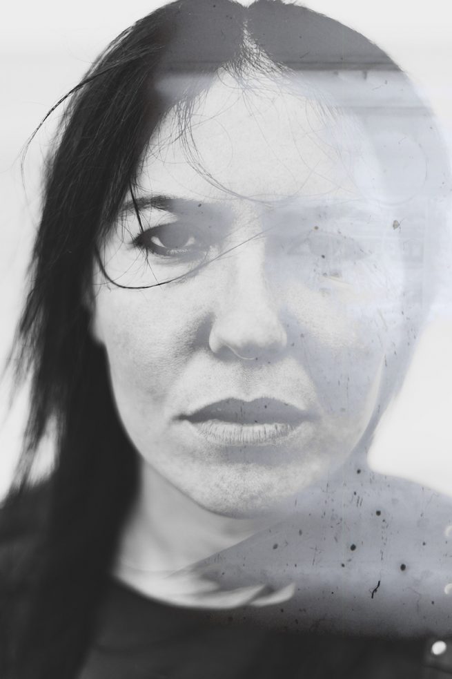 Portrait with imperfections